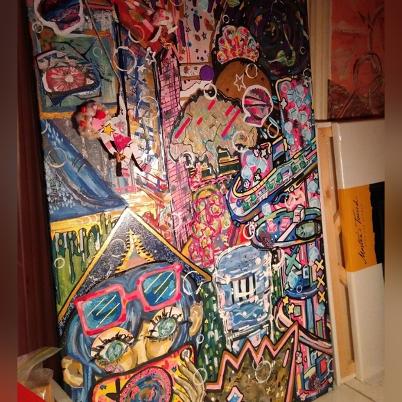 Sunny Original artwork by Lil Angie Arts by Angelina Arts